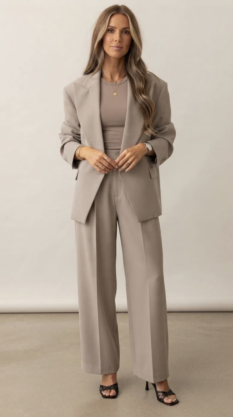 Tailleur Oversize — vue de face